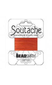 Beadsmith Rayon soutache cord 3mm - Saffron